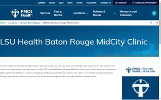 LSU Health Baton Rouge MidCity Clinic and Pharmacy