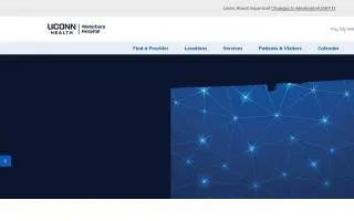 UCONN Waterbury Hospital website