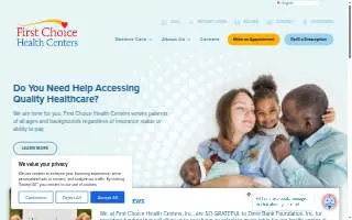 First Choice Health Centers website