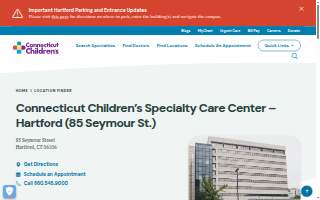 Connecticut Children’s Specialty Care Center – Hartford (85 Seymour St.)