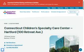 Connecticut Children’s Specialty Care Center – Hartford – 100 Retreat Avenue