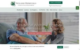 Noland Hospital Birmingham website
