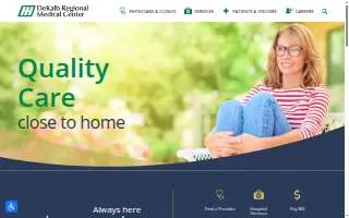 DeKalb Regional Medical Center website