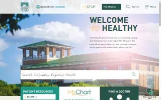 Columbus Regional Health website