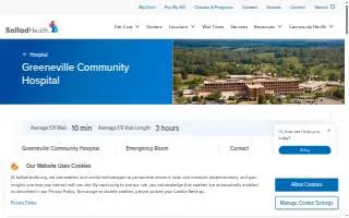 Greeneville Community Hospital website