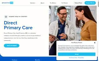 Proactive MD Northeast Columbia Health Center website