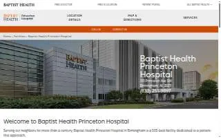 Baptist Health Princeton Hospital website