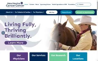 New Mexico Cancer Center website