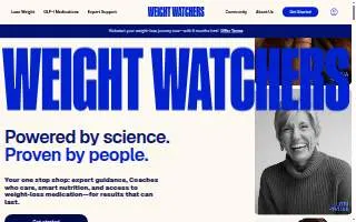 Weight Watchers of Coshocton website