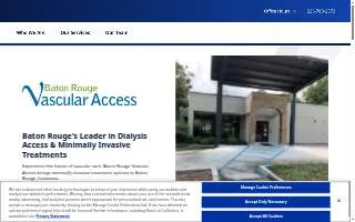 Baton Rouge Vascular Access website