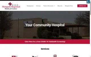 Mangum Regional Medical Center website