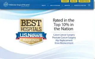 Oklahoma Surgical Hospital website