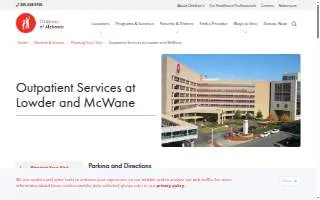 McWane building children hospital website
