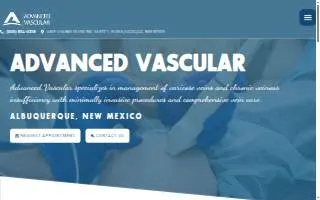 Advanced Vascular website