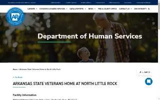Arkansas State Veterans Home website