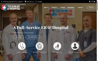 Tucson ER & Hospital website