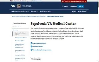Sepulveda VA Medical Center website