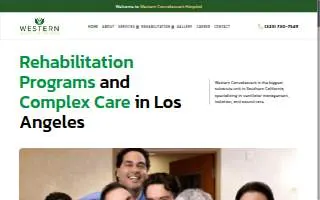 Western Convalescent Hospital website