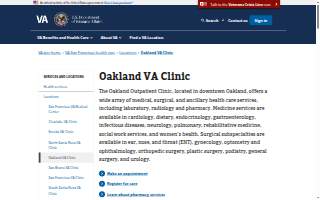 Oakland VA Clinic