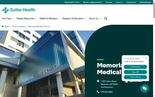 Memorial Medical Center of Modesto website