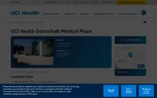 UCI Health Gottschalk Medical Plaza website