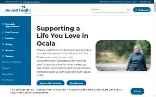 AdventHealth Ocala website