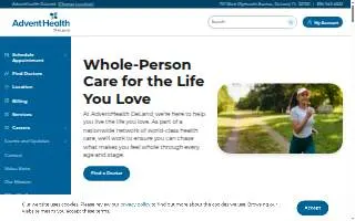 AdventHealth DeLand website