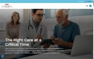 RML Specialty Hospital - Chicago website