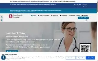 Saint Joseph Hospital - Elgin website