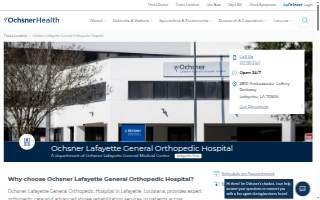 Ochsner Lafayette General Orthopedic Hospital - An Ochsner Lafayette General Medical Center Campus