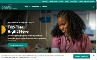 Boston Medical Center – South website