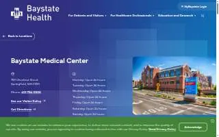 Baystate Medical Center website