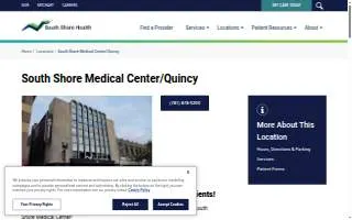 South Shore Medical Center of Quincy website