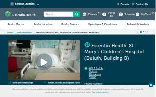 Essentia Health-St. Mary's Children's Hospital (Duluth, Building B)