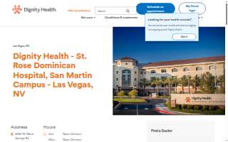 Dignity Health - St. Rose Dominican Hospital, San Martin Campus - Las Vegas, NV