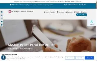 St. Mary's General Hospital website