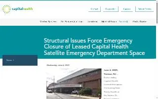 Capital Health – East Trenton website