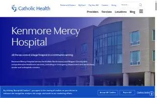 Kenmore Mercy Hospital website