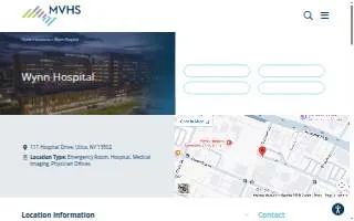 Wynn Hospital website