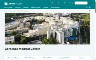 Atrium Main website