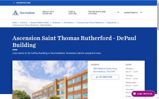 Ascension Saint Thomas Rutherford - DePaul Building