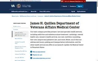 James H. Quillen VA Medical Center website