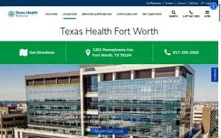 Texas Health Harris Methodist Hospital Fort Worth website