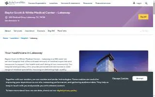 Baylor Scott & White Medical Center – Lakeway website