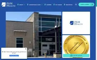 PAM Health Warm Springs Rehabilitation Hospital of Northeast San Antonio website