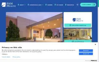 PAM Health Rehabilitation Hospital of Allen website
