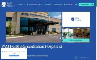 PAM Health Rehabilitation Hospital of Round Rock website