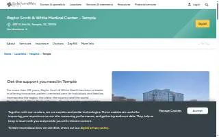 Baylor Scott & White Medical Center - Temple website