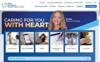 HSHS St. Mary's Hospital Medical Center website