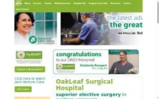 OakLeaf Surgical Hospital website